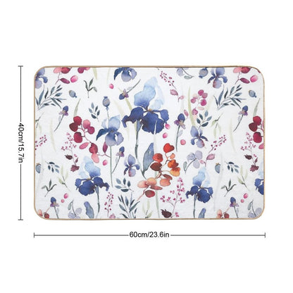 Irises Paradise  Non-Slip Bath Mat