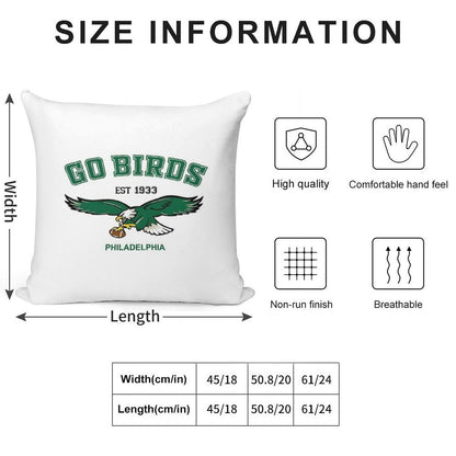 Art - Philadelphia Eagles Soft Bedroom Essential Throw Pillow