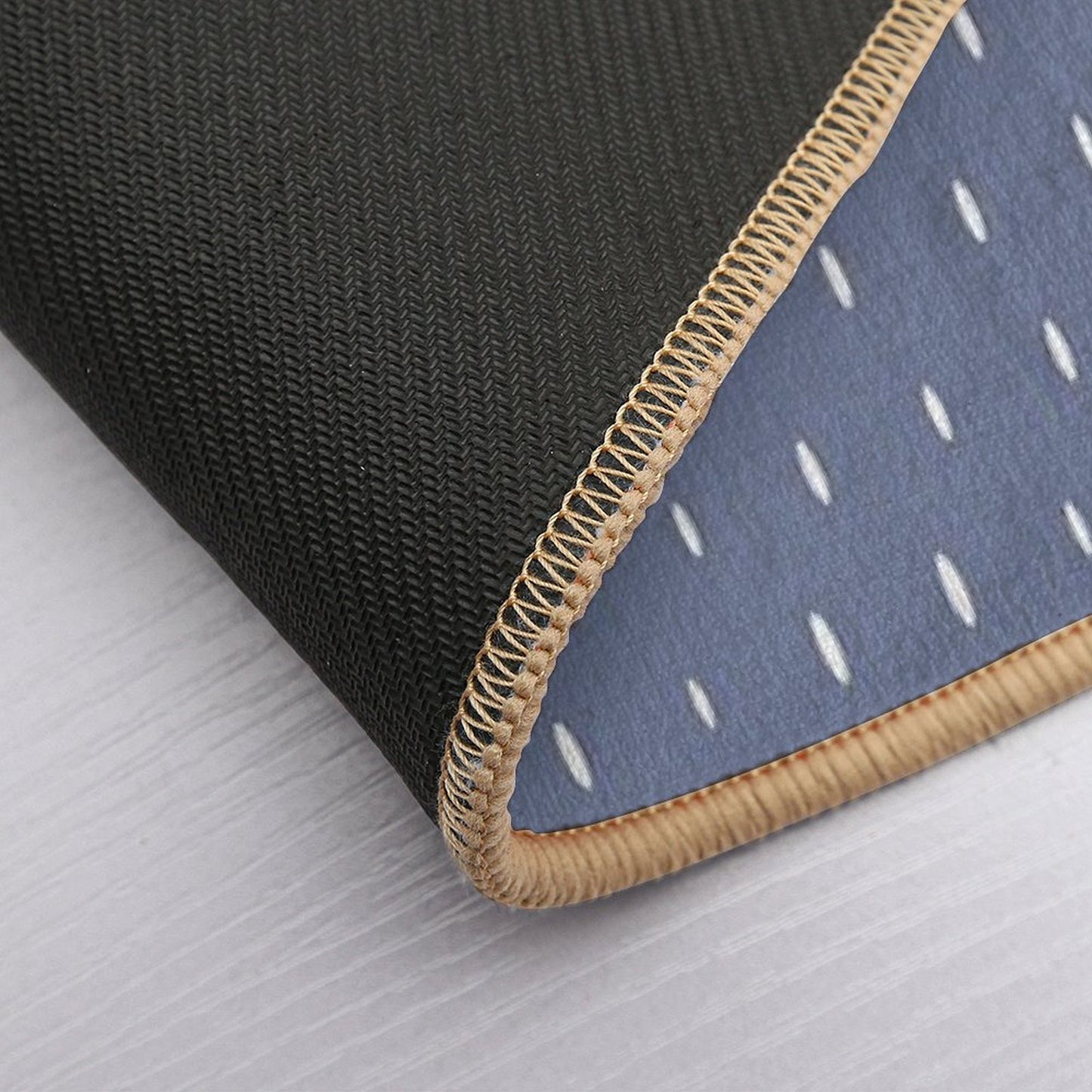 Little Lines Pinkblue  Eco-Friendly Bath Mat