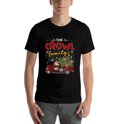 The Crowl Family Christmas Matching Pajamas Group Gift  Durable T-Shirt