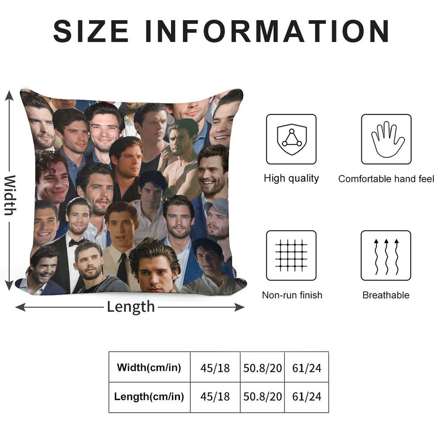 DavidCorenswet Photo Collage Soft Decorative Cover Throw Pillow