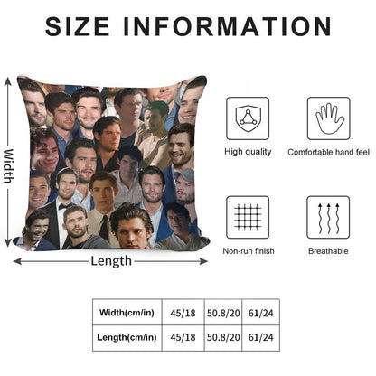 DavidCorenswet Photo Collage Soft Decorative Cover Throw Pillow