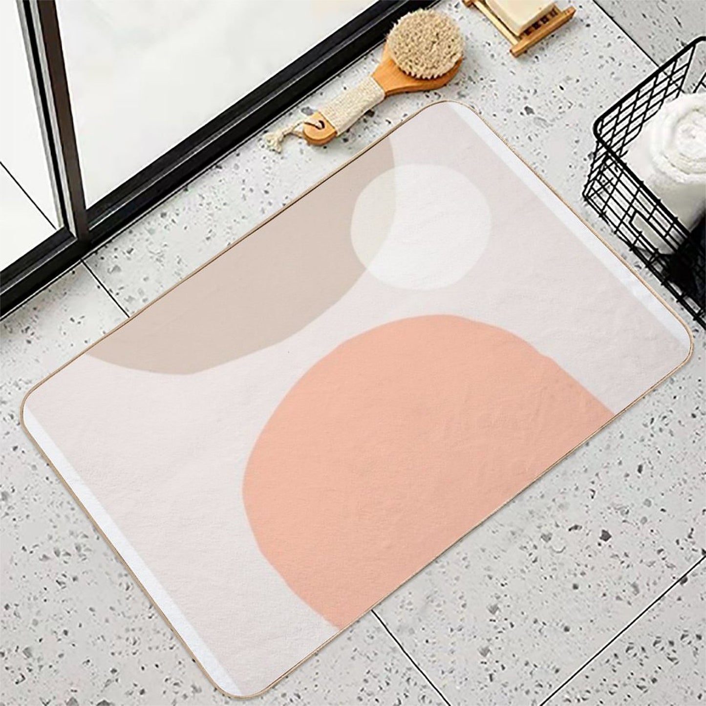 ABSTRACT SHAPES V7  Dirt-Trapping Bath Mat