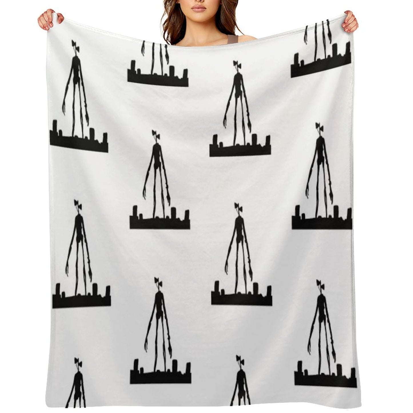 Siren Head Multi-functional Throw Blanket