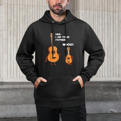 Uke I Am Your Father - Funny Ukulele Guitar Music Guitarist Moisture-Wicking Hoodie