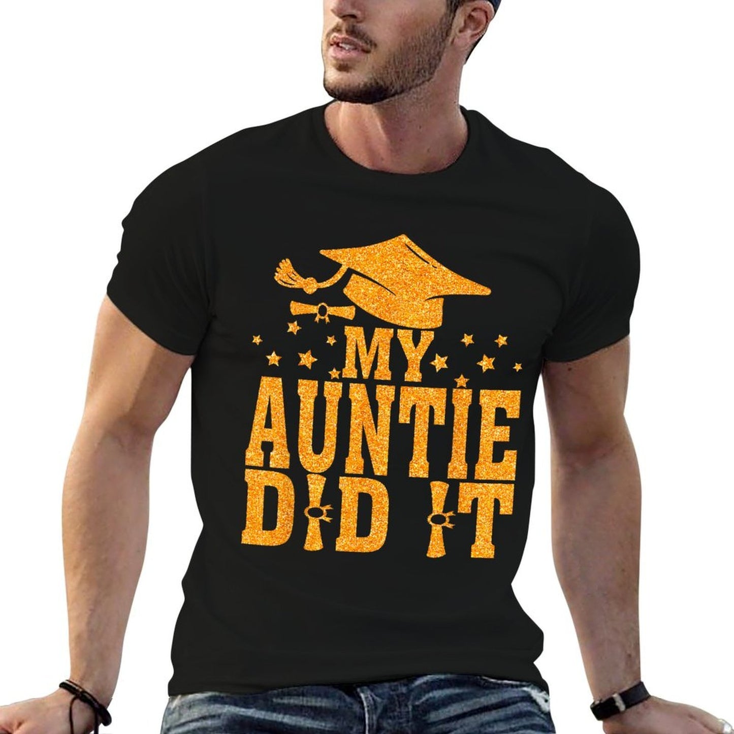 My Auntie Did It Graduation Graduated  Odor-resistant T-Shirt