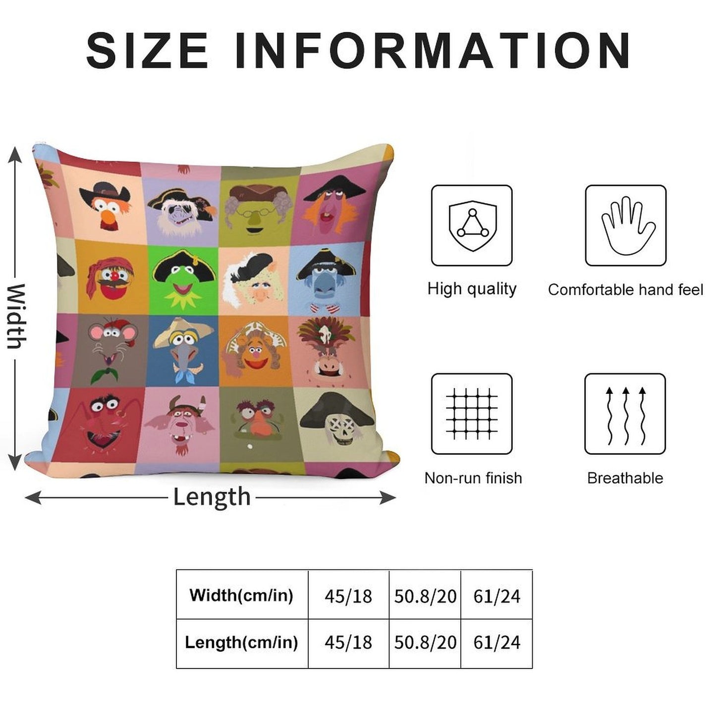 Treasure Island Pirates Soft Durable Construction Throw Pillow