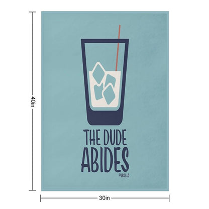 The Dude Abides - The Big Lebowski All-season Throw Blanket