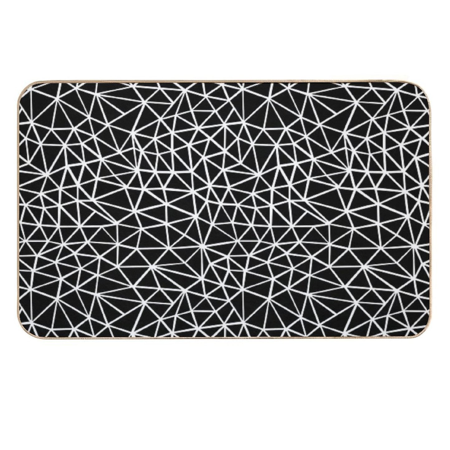 Shattered Black  Eco-Friendly Bath Mat