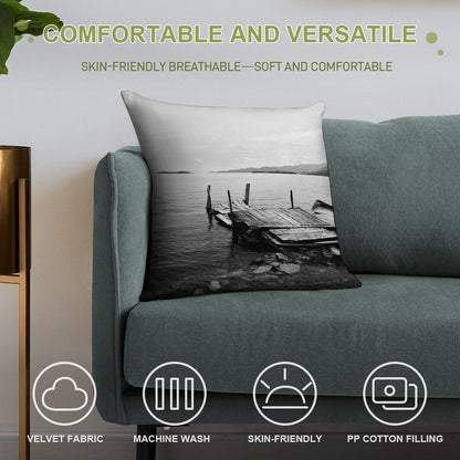 Fading Soft Ultra-Soft Texture Throw Pillow