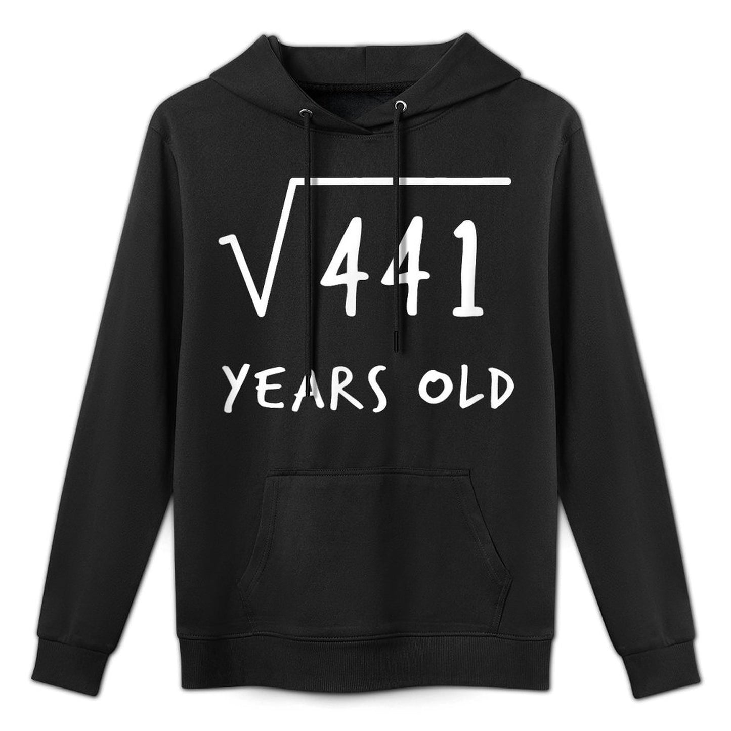 441 Square Root Years Old 21st Birthday Kangaroo Pocket Hoodie