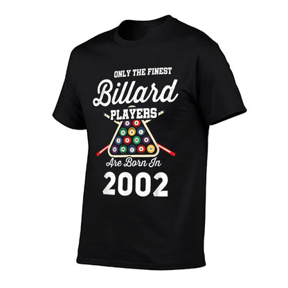 21 Year Old Pool Billiard Player 2002 21st Birthday  Classic T-Shirt