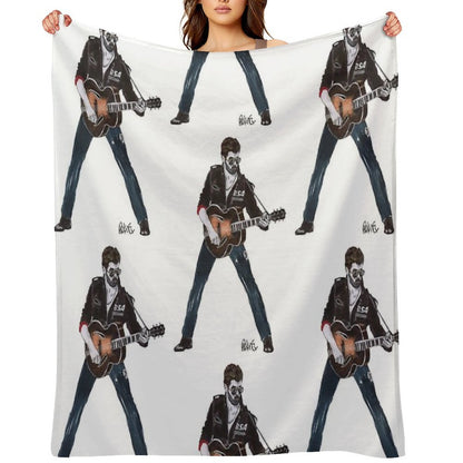 George  Michael Sustainable Throw Blanket