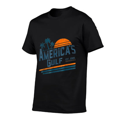 America's Gulf Est 2025 Retro Vintage Beach Comfortable T-Shirt