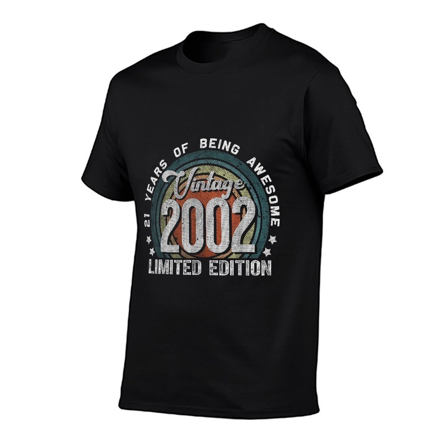 Vintage 2002 21 Year Old Gifts Limited Edition 21st Birthday  Durable T-Shirt
