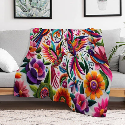 Mexico Art Easy Care Throw Blanket