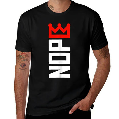 No Kings Protest Sign Vertical  Cotton T-Shirt