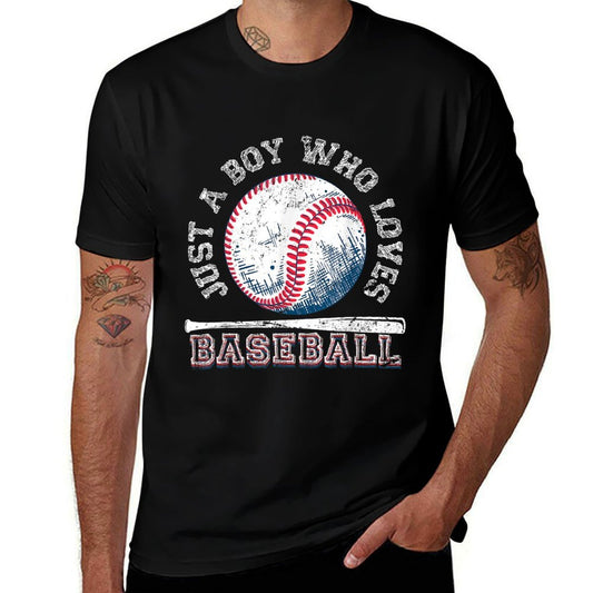 American Sport Fan Baseball Lover Boys Batter Baseball  Eco-friendly Material T-Shirt