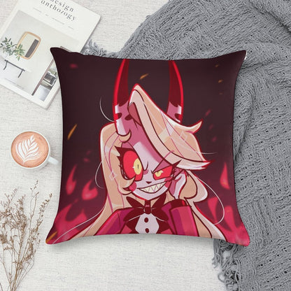 Hazbin Hotel Charlie Soft Decorative Cover Throw Pillow