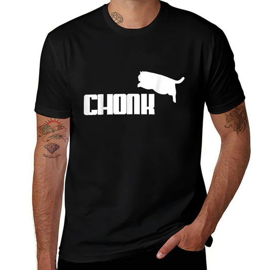 Chonk Cat Meme Funny  Quick-drying T-Shirt