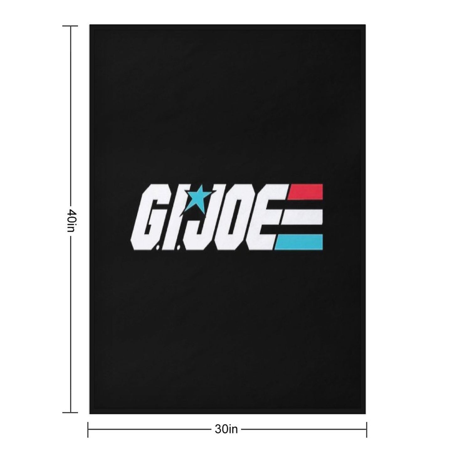 Gijoe Logo Plush Throw Blanket
