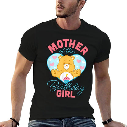 Care Bears Mother Of The Birthday Girl Vintage Heart Logo Comfortable T-Shirt