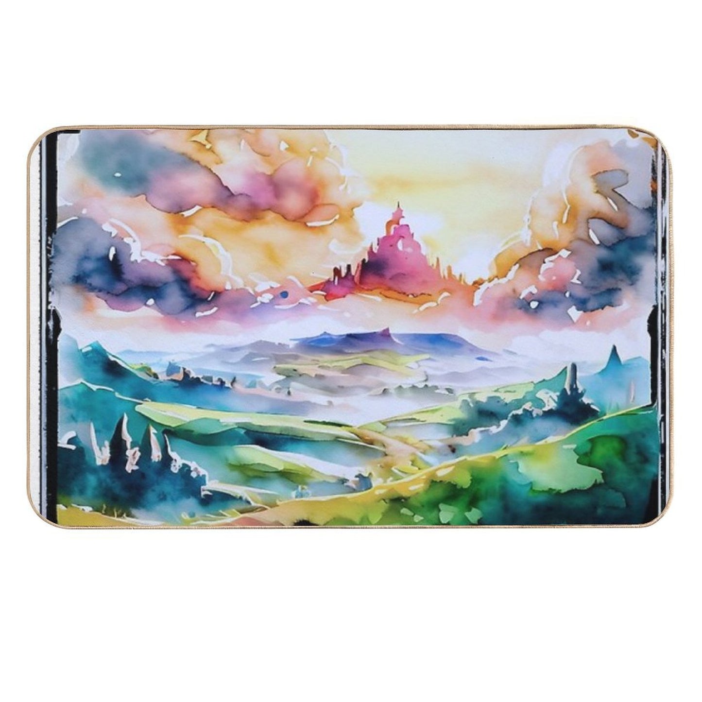 Sunrise  Rapid-Drying Bath Mat