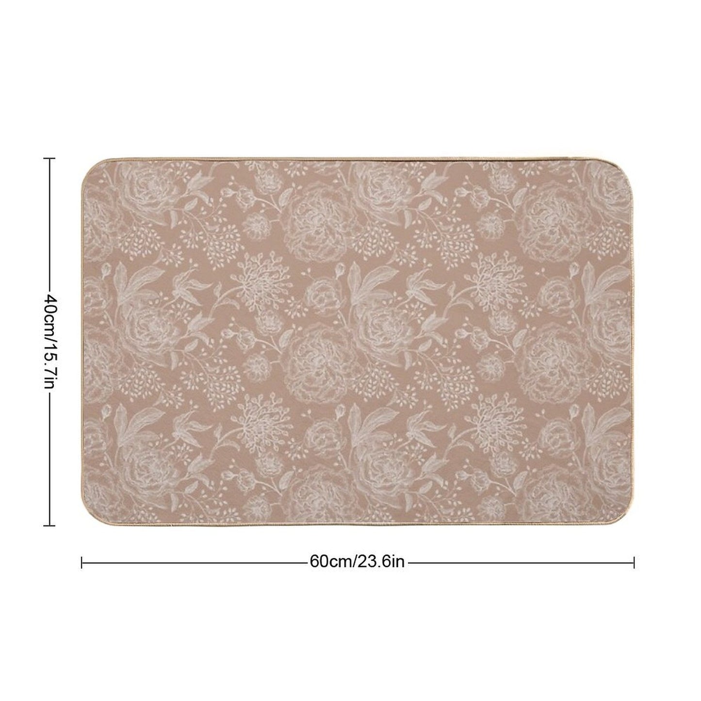 Toile Floral  Versatile Bath Mat