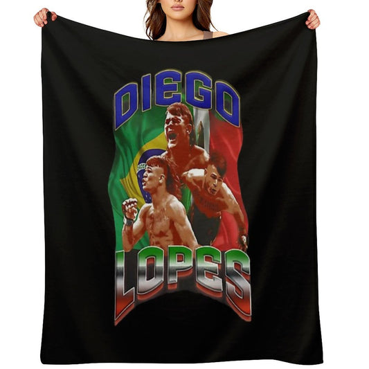 Diego Lopes Flag Mexico And Brazil Comfort Throw Blanket