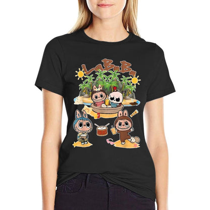 Funny Labubu Lover Cute Labubu Party  Versatile T-Shirt