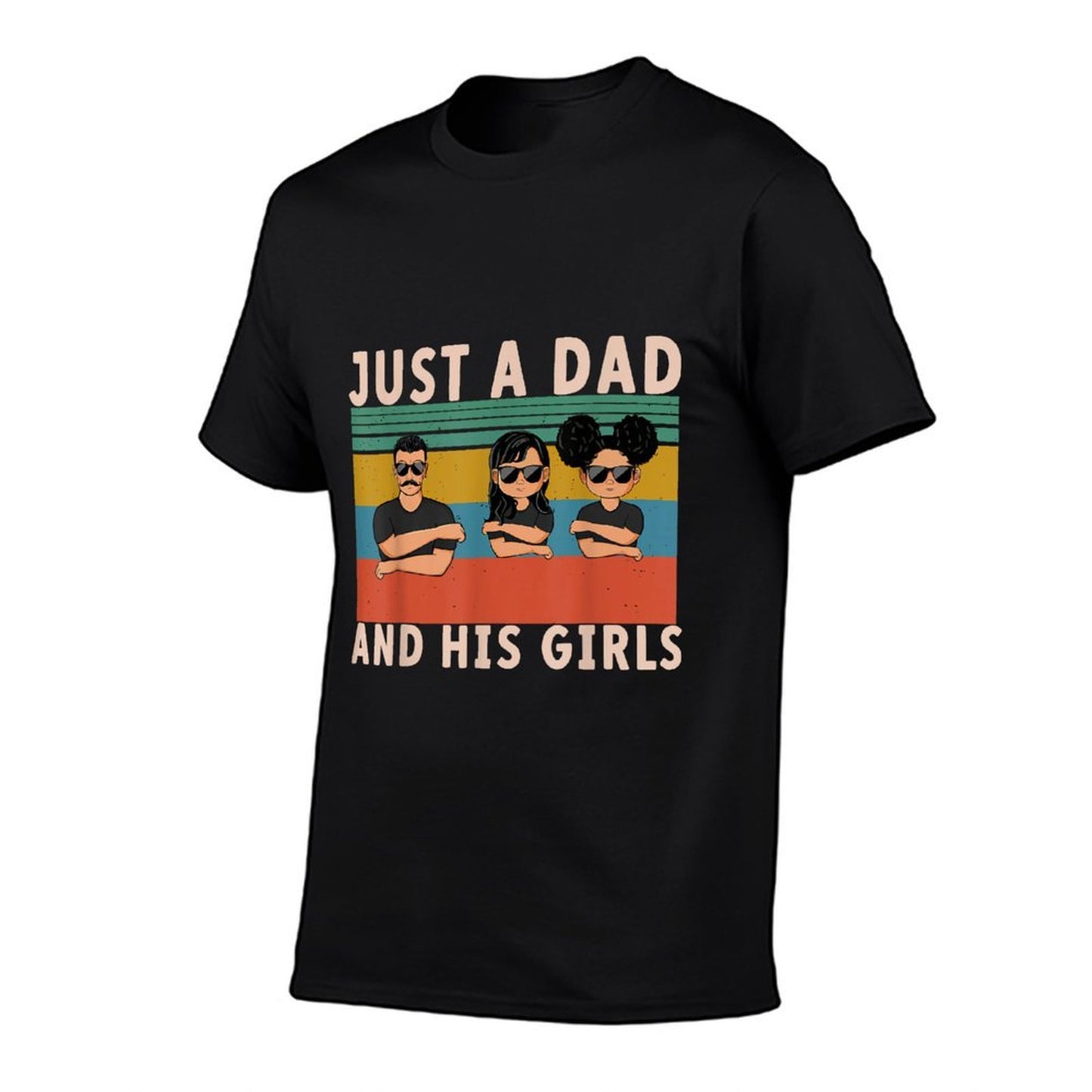 Just A Dad And His Girl Daddy Father's Day 2024  Lightweight T-Shirt