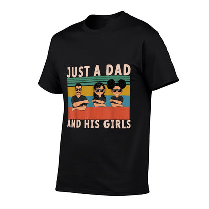 Just A Dad And His Girl Daddy Father's Day 2024  Lightweight T-Shirt
