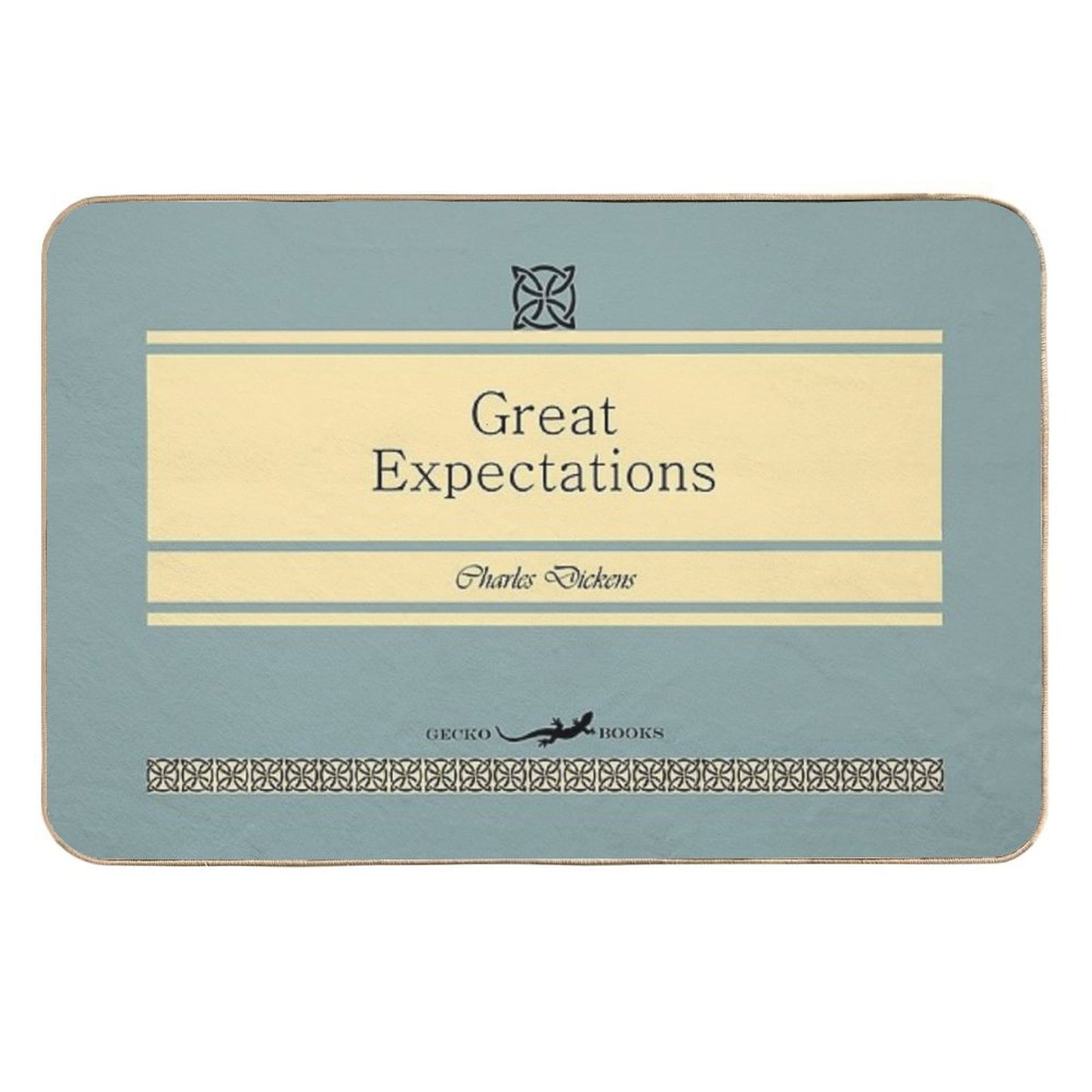Great Expectations Retro Book Cover  Long-Lasting Bath Mat