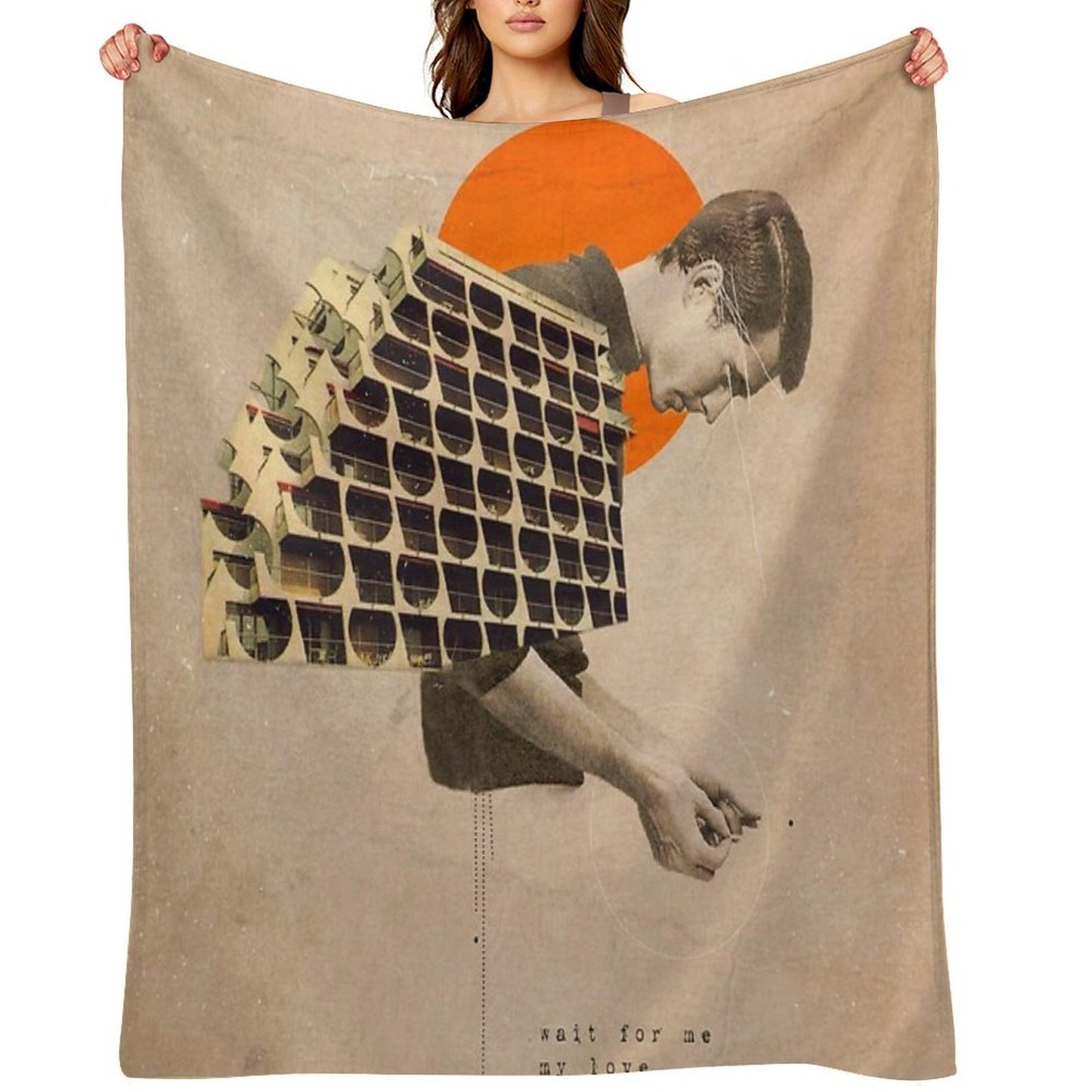 Wait For Me Machine-washable Throw Blanket