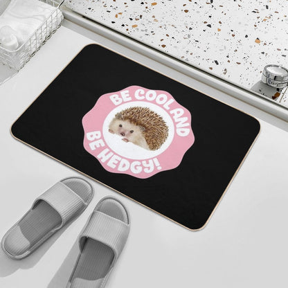 Be Cool And Be Hedgy!  High-Traffic Bath Mat