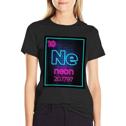 Ne Element Of The Chemistry Periodic Table For Scientists  Relaxed-fit T-Shirt