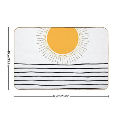 Harmony of Sunrise  High-Traffic Bath Mat