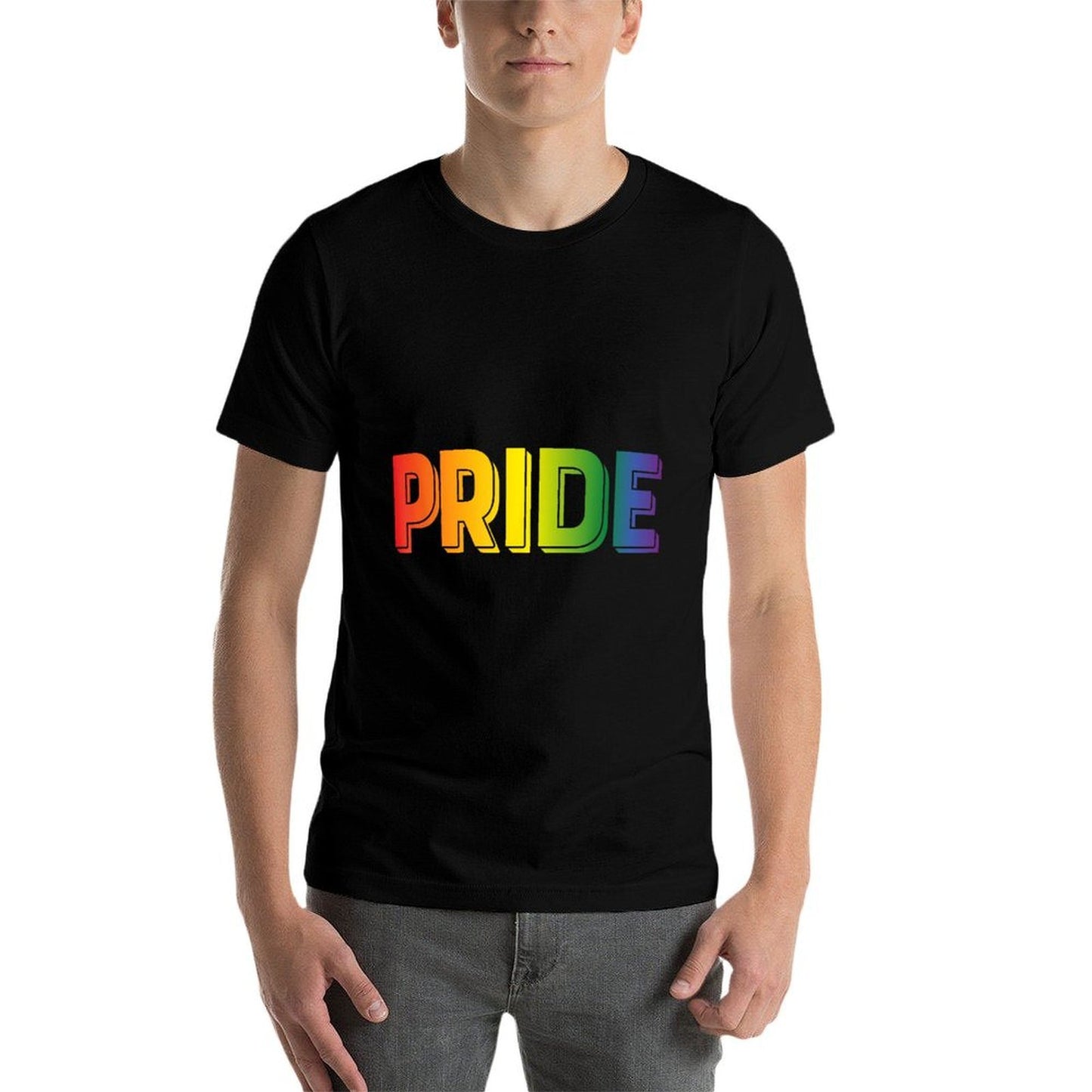 LGBTs Rainbow Pride Navy Blue  Versatile T-Shirt