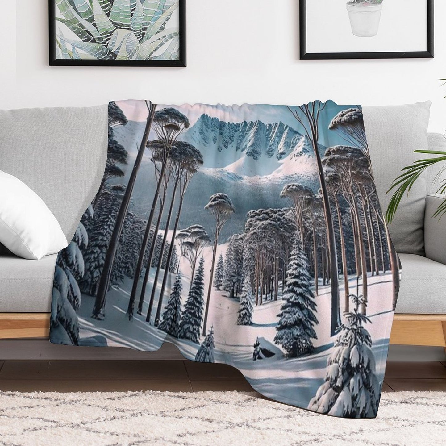 Mount Kosciuszko Versatility Throw Blanket