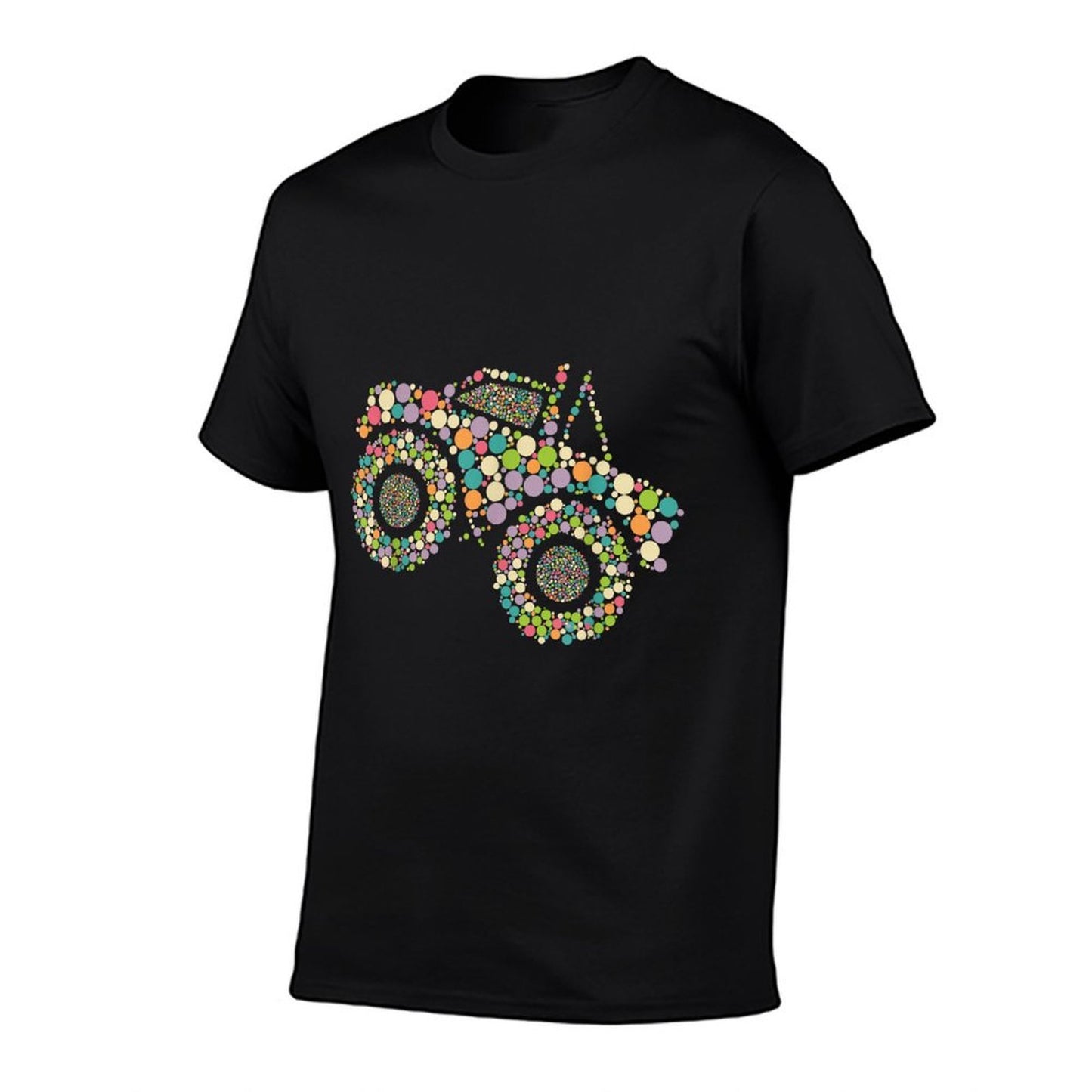 Polka Dot Monster Truck Funny Dot Day  Polyester Blend T-Shirt