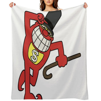 Whammy with Hat And Cane Plush Throw Blanket