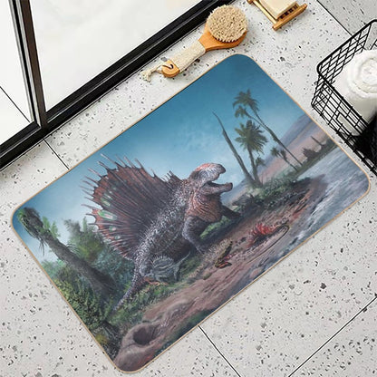 Dimetrodon  Stain-Proof Bath Mat