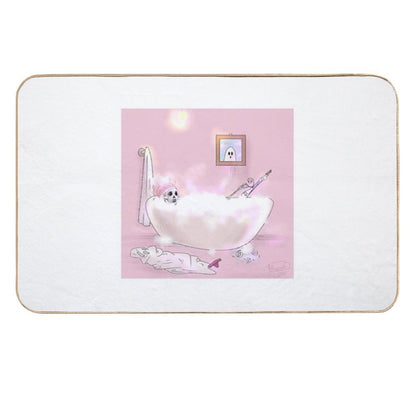 Ghost's SpaDay  Repositionable Bath Mat