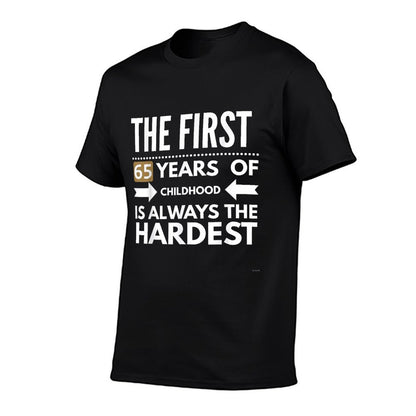 Funny 65th Birthday Gift For 65th Birthday  Tagless Design T-Shirt