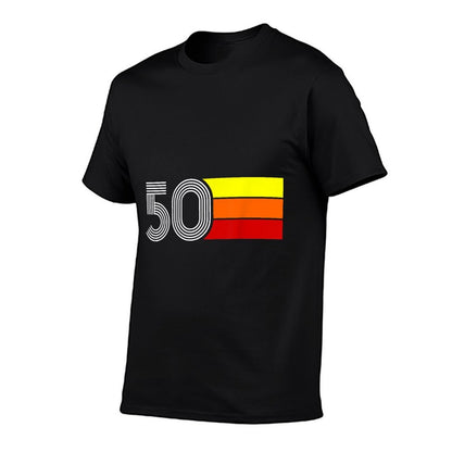 50th Birthday for Men Women - Retro 50  Classic T-Shirt