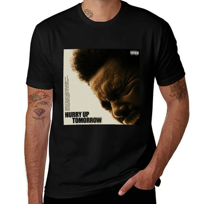 The Weeknd - Hurry Up Tomorrow (Traducción Al Español)  Heathered Texture T-Shirt