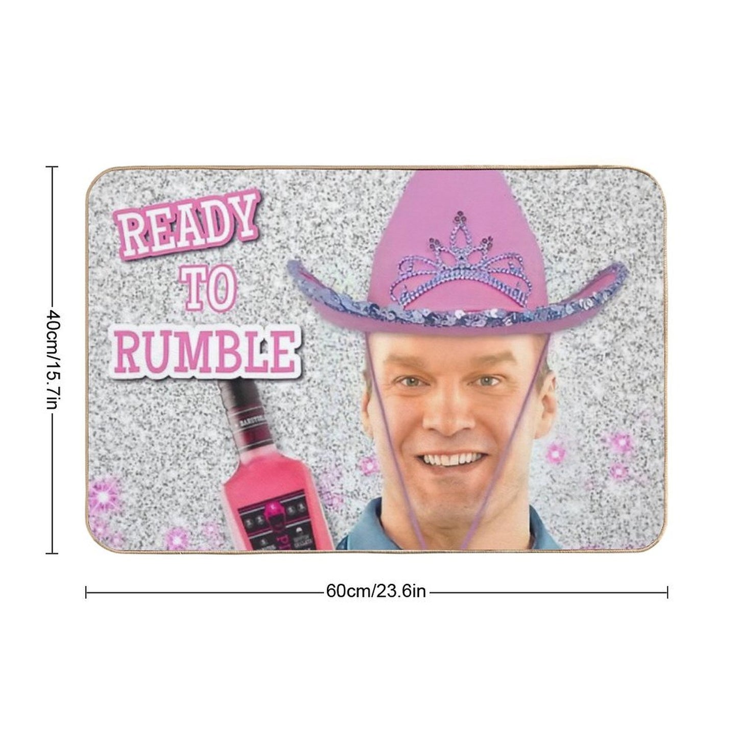 Bob Duncan Party Ready  Anti-Trip Bath Mat