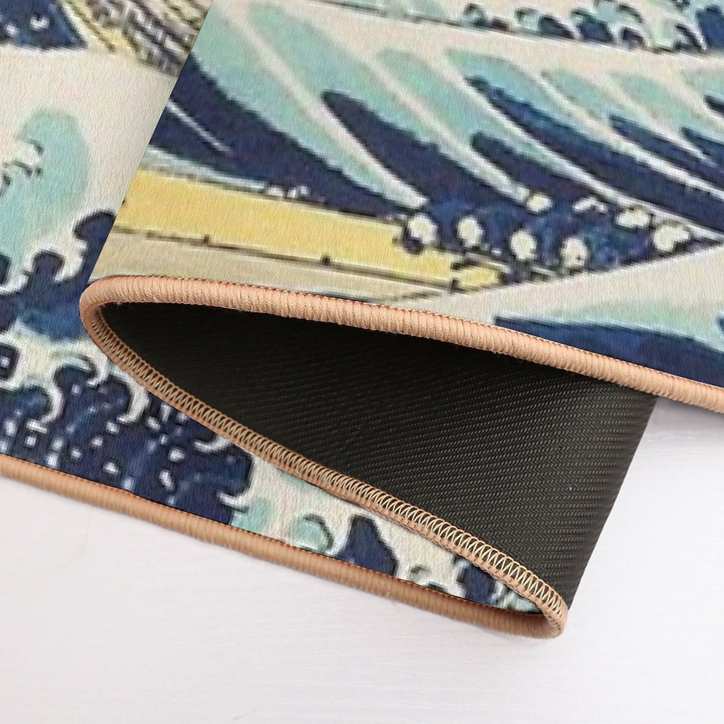 Great Wave of Kanagawa  Pet-Safe Bath Mat