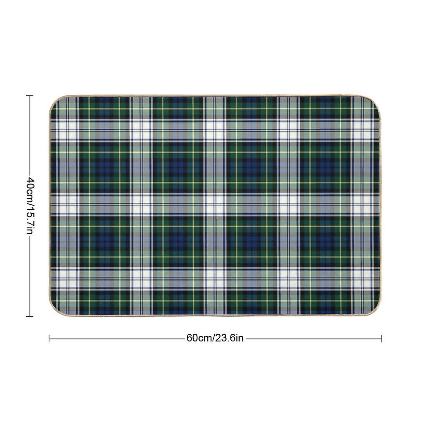 Clan Gordon Dress Tartan  Absorbent Bath Mat