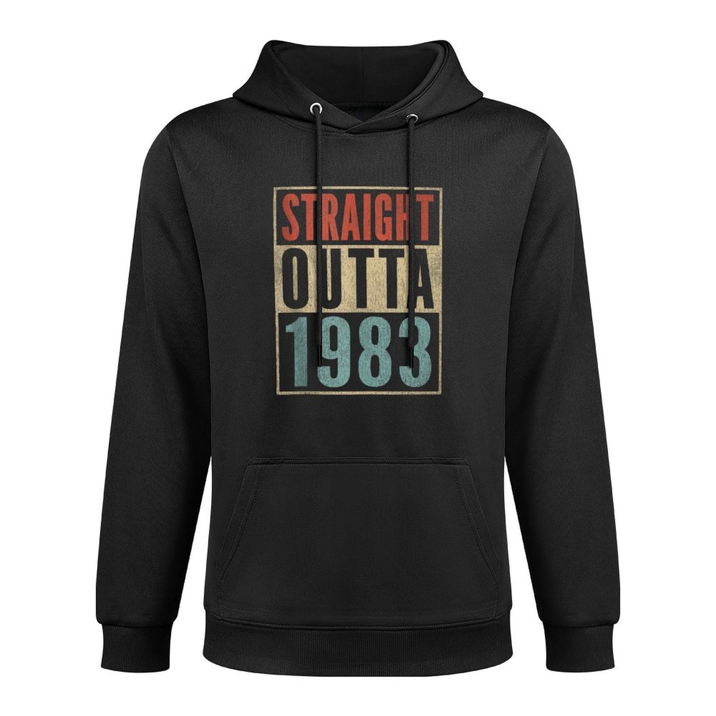 Straight Outta 1983 Funny 40th Birthday 41 Years Old Layering Staple Hoodie